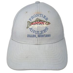Frontier Anglers Dillon Montana No Whiners Snapback Cap Blue OS Ouray Sportswear